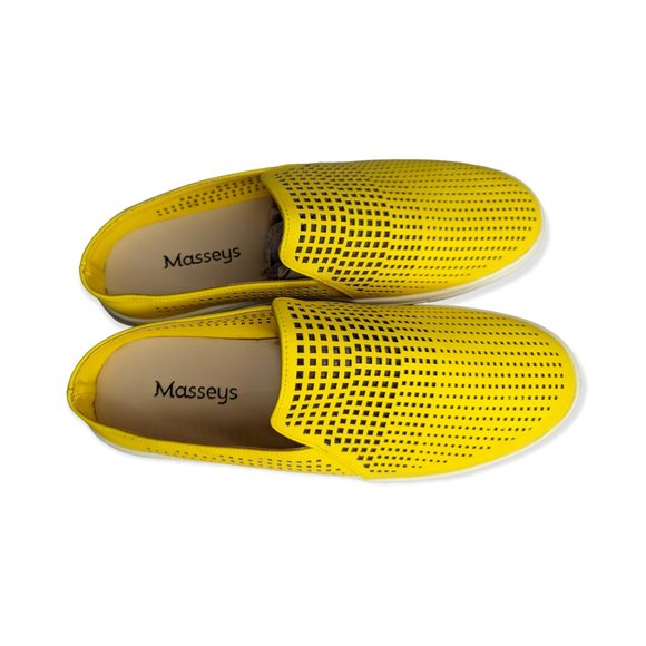 Massey's Yellow Mules Size 8.5W - Picture 5 of 9